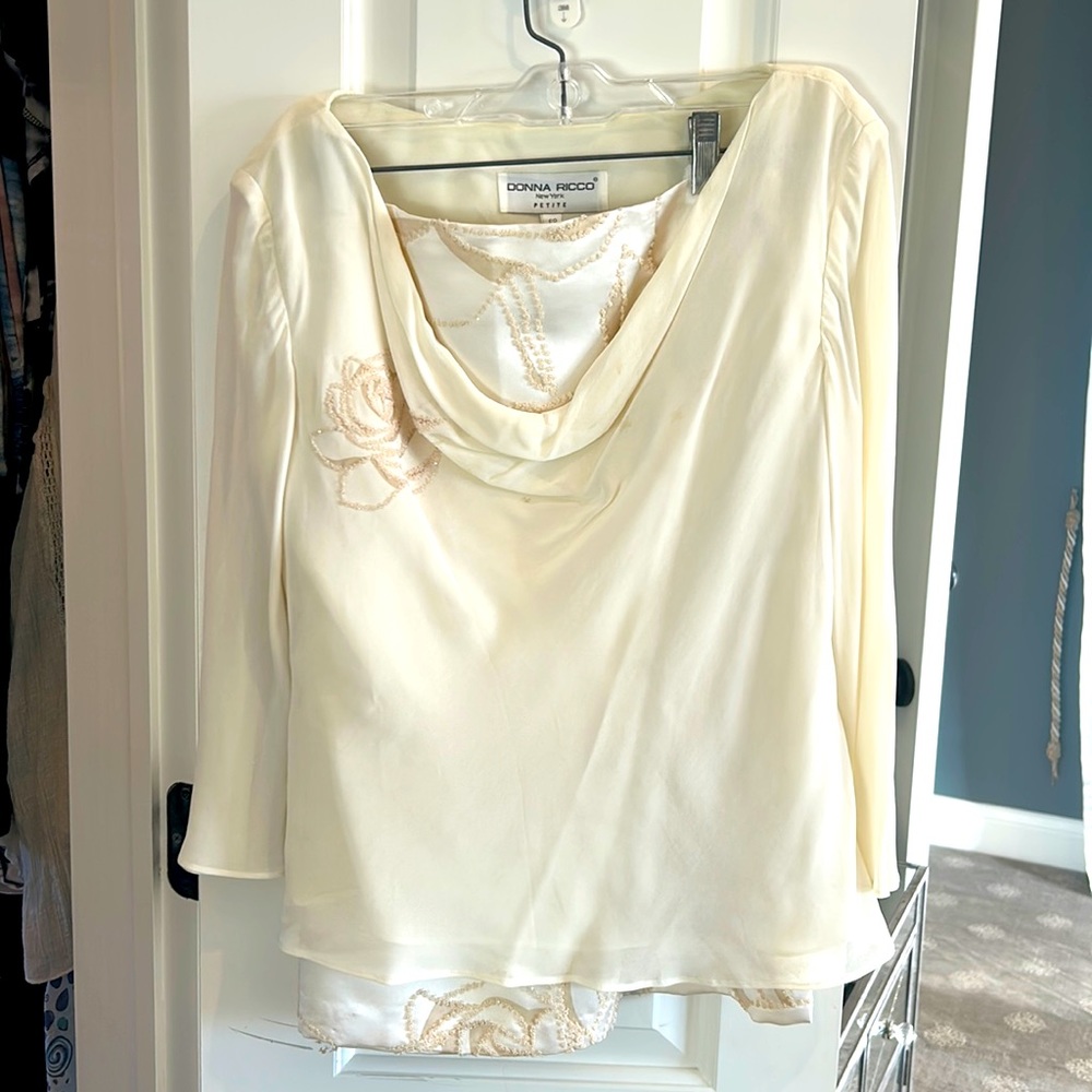 Skirt and matching top. Donna Ricco